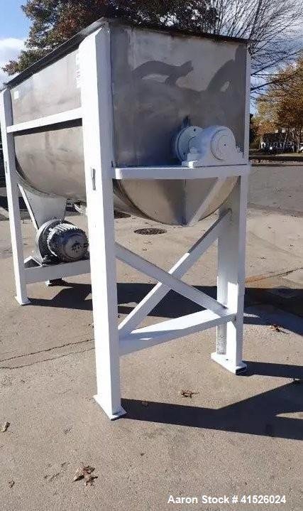 Used Stainless Steel Double Ribbon Blender – 54 Cu. Ft. Capacity