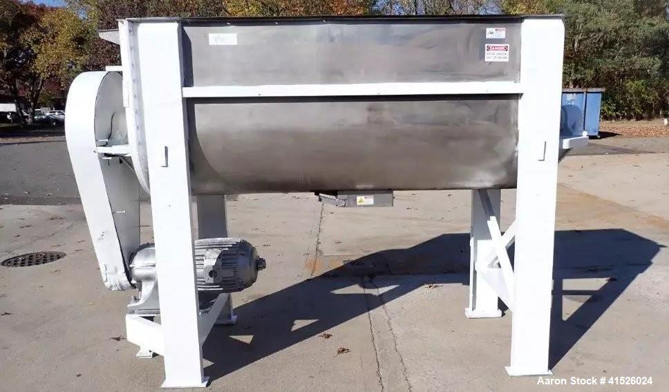 Used Stainless Steel Double Ribbon Blender – 54 Cu. Ft. Capacity