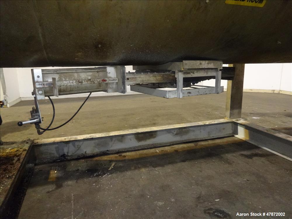 Used Ribbon Blender, 220 Cubic Foot Working Capacity, 304 Stainless Steel