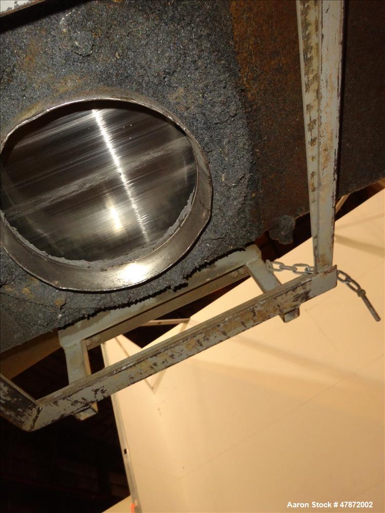 Used Ribbon Blender, 220 Cubic Foot Working Capacity, 304 Stainless Steel