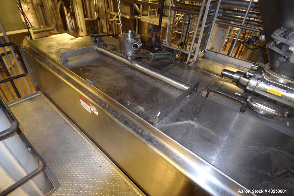 Used Double Spiral Ribbon Blender, Stainless Steel.