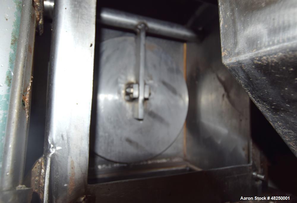 Used Double Spiral Ribbon Blender, Stainless Steel.