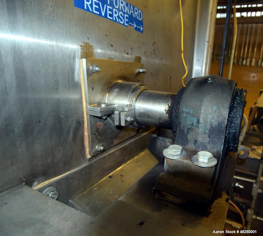 Used Double Spiral Ribbon Blender, Stainless Steel.