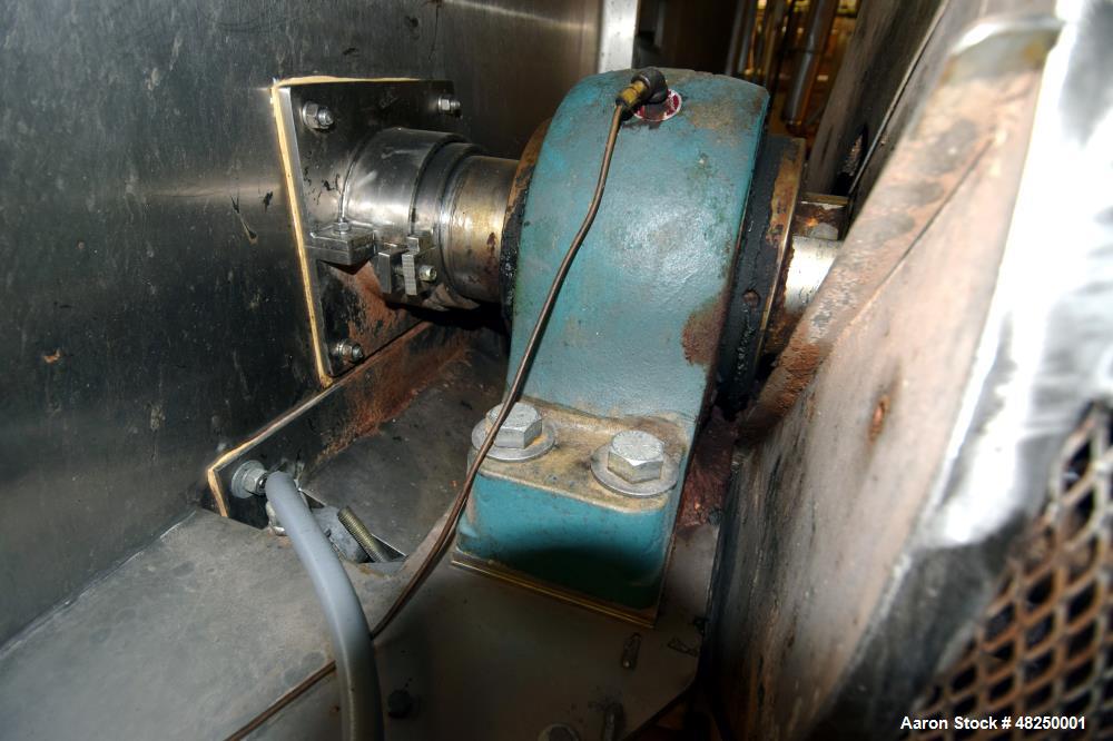 Used Double Spiral Ribbon Blender, Stainless Steel.