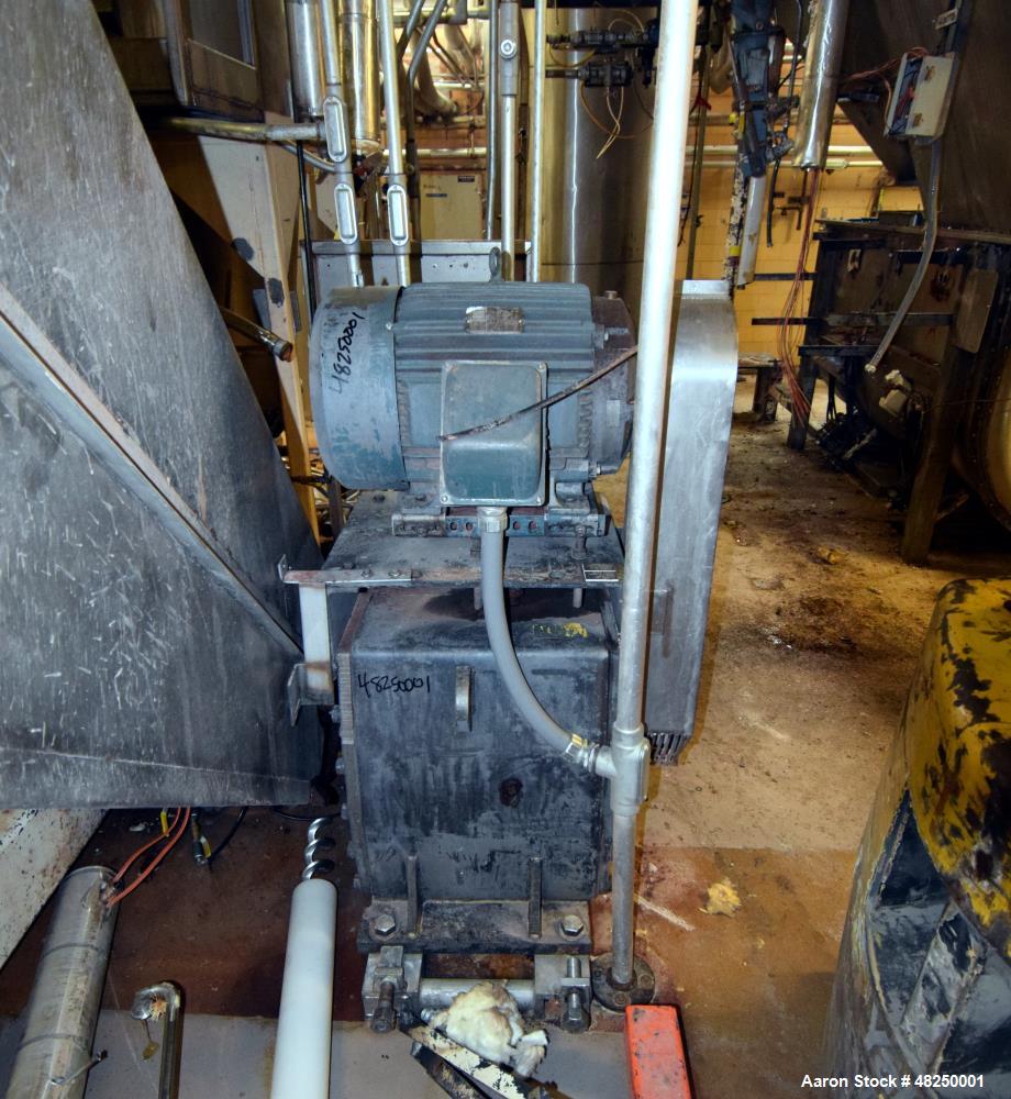 Used Double Spiral Ribbon Blender, Stainless Steel.
