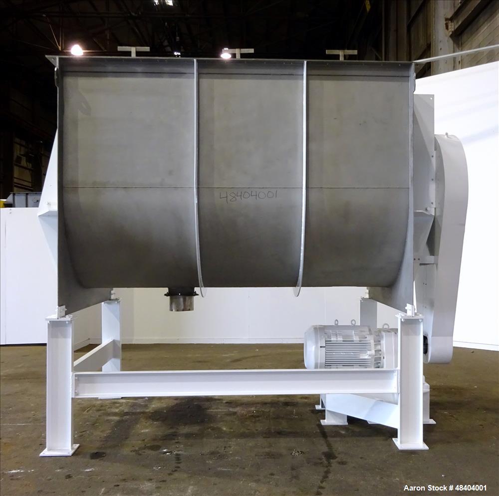 Used Winbco Tank Company Double Spiral Ribbon Blender, Approximate 320 Cubic Fe