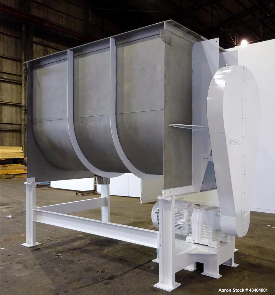 Used Winbco Tank Company Double Spiral Ribbon Blender, Approximate 320 Cubic Fe