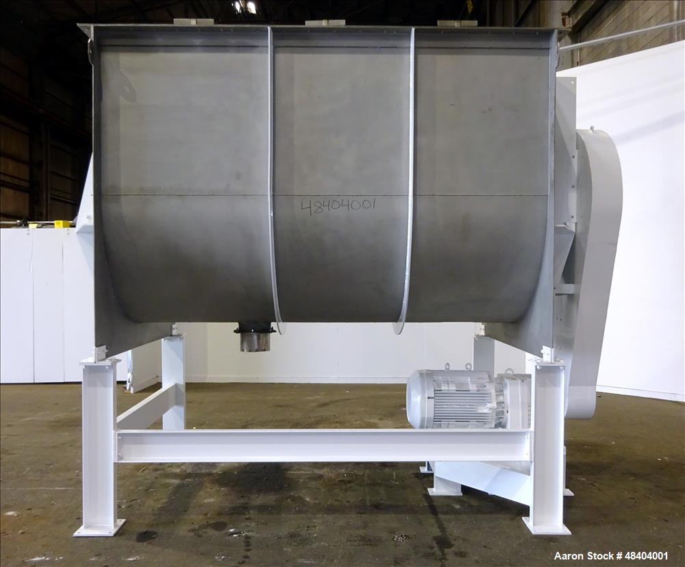 Used Winbco Tank Company Double Spiral Ribbon Blender, Approximate 320 Cubic Fe