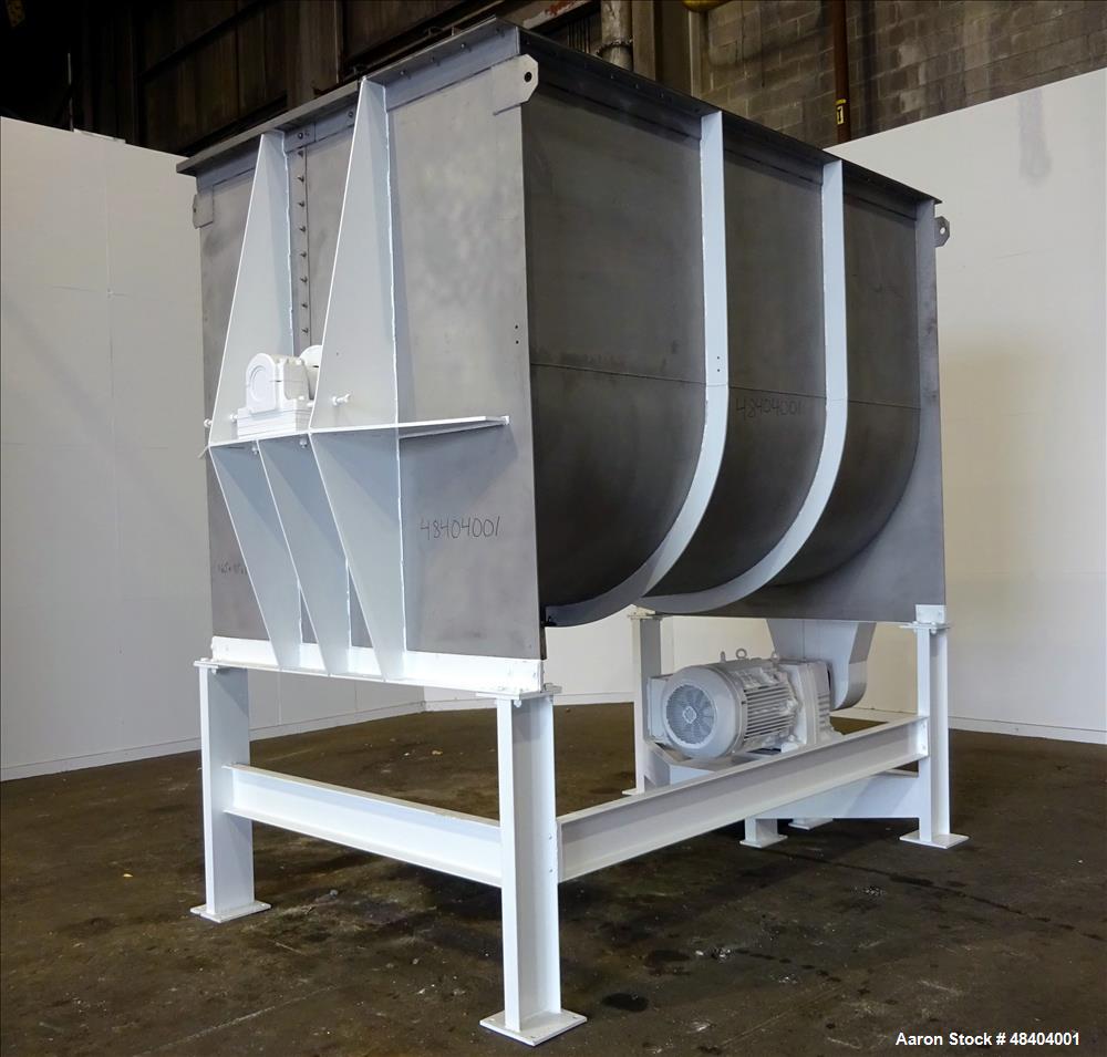 Used Winbco Tank Company Double Spiral Ribbon Blender, Approximate 320 Cubic Fe