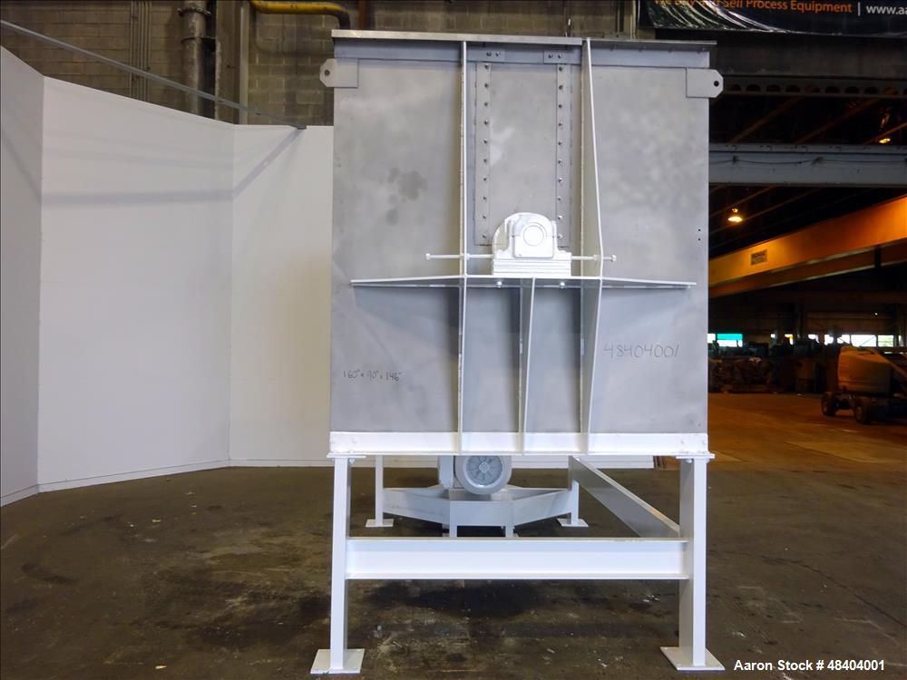 Used Winbco Tank Company Double Spiral Ribbon Blender, Approximate 320 Cubic Fe