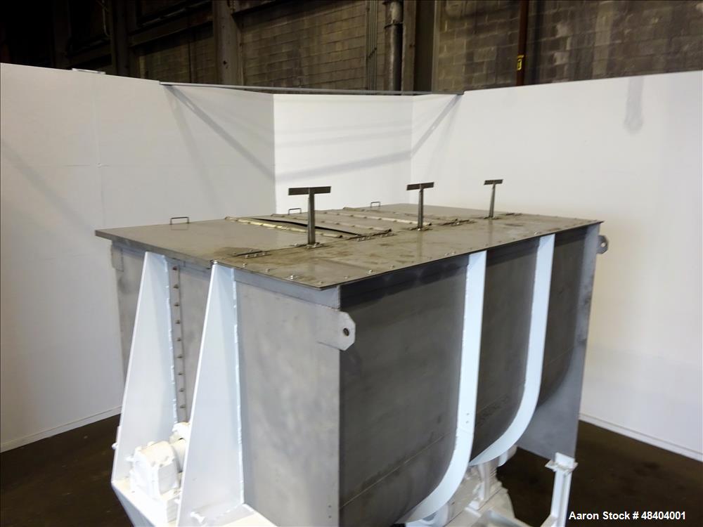 Used Winbco Tank Company Double Spiral Ribbon Blender, Approximate 320 Cubic Fe