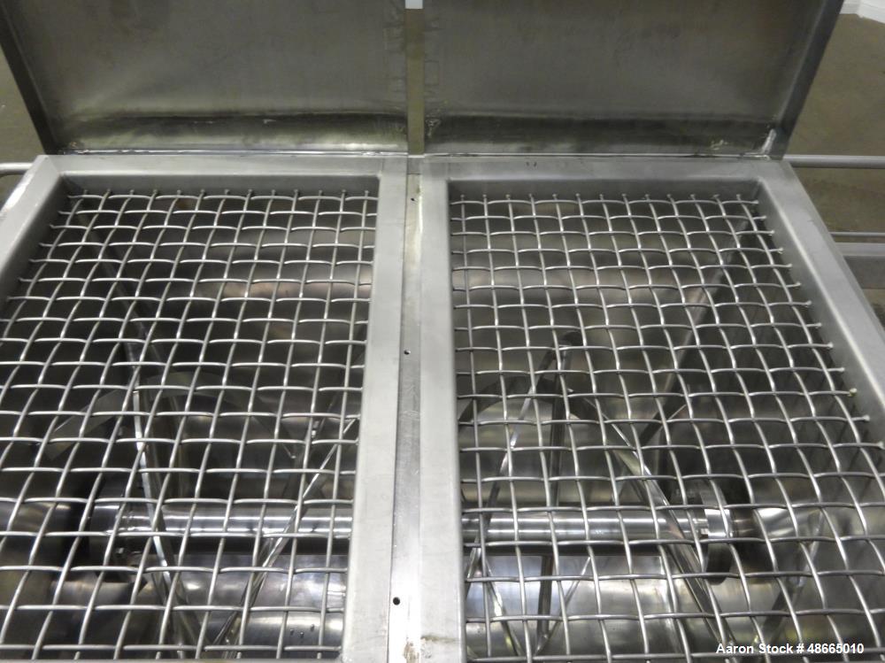 Used S. Howes Double Spiral Ribbon Blender, Approximate 30 Cubic Feet.
