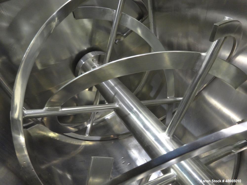 Used S. Howes Double Spiral Ribbon Blender, Approximate 30 Cubic Feet.