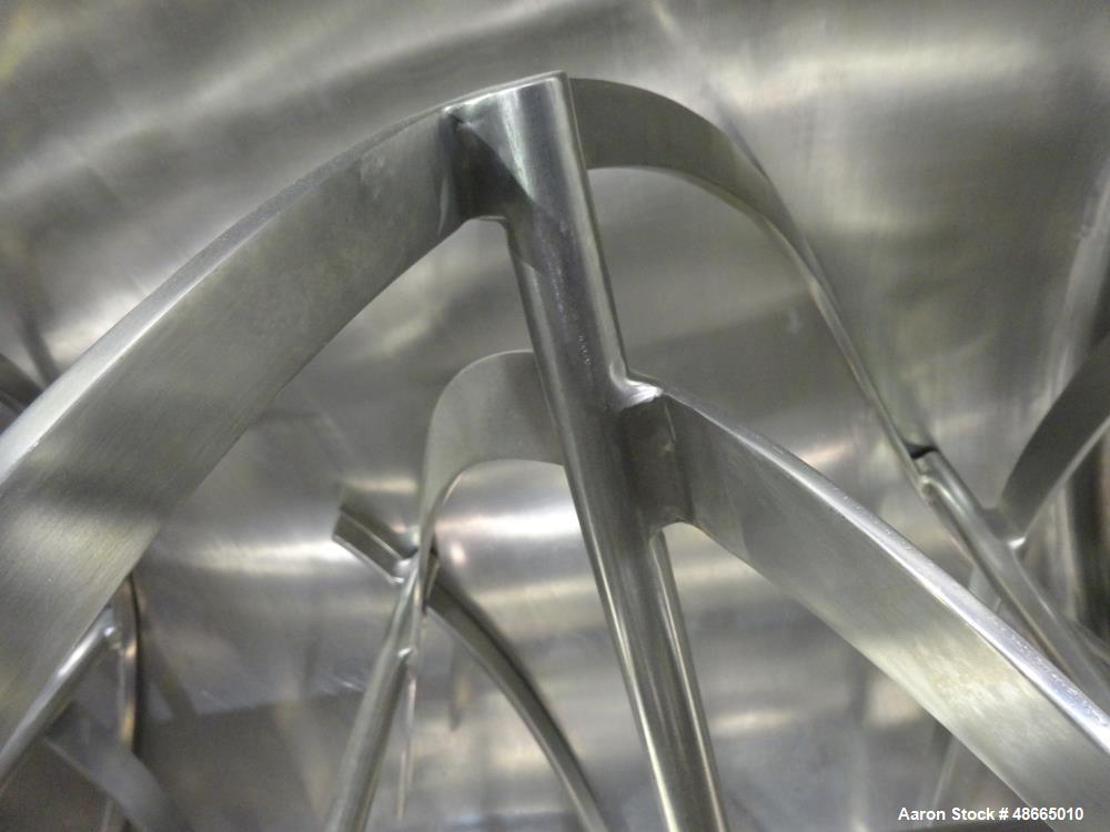 Used S. Howes Double Spiral Ribbon Blender, Approximate 30 Cubic Feet.
