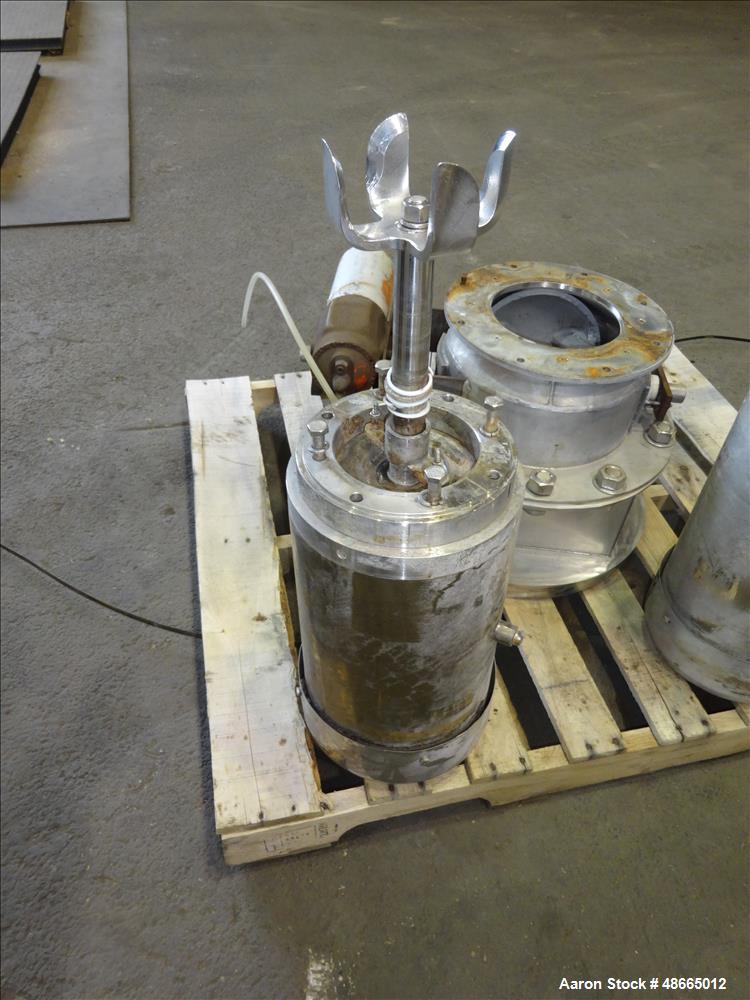 Used Ribbon Blender, Approximate 178 Cubic Feet, 304 Stainless Steel.