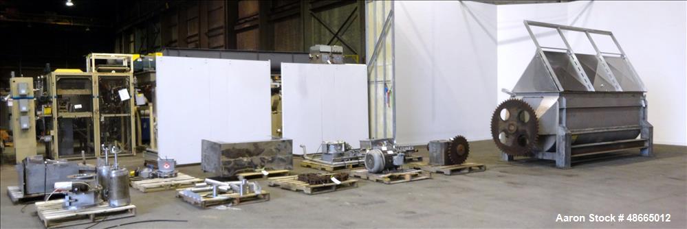 Used Ribbon Blender, Approximate 178 Cubic Feet, 304 Stainless Steel.