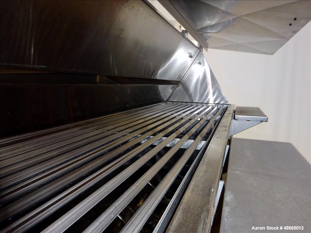 Used Ribbon Blender, Approximate 103 Cubic Foot Capacity, 304 Stainless Steel.