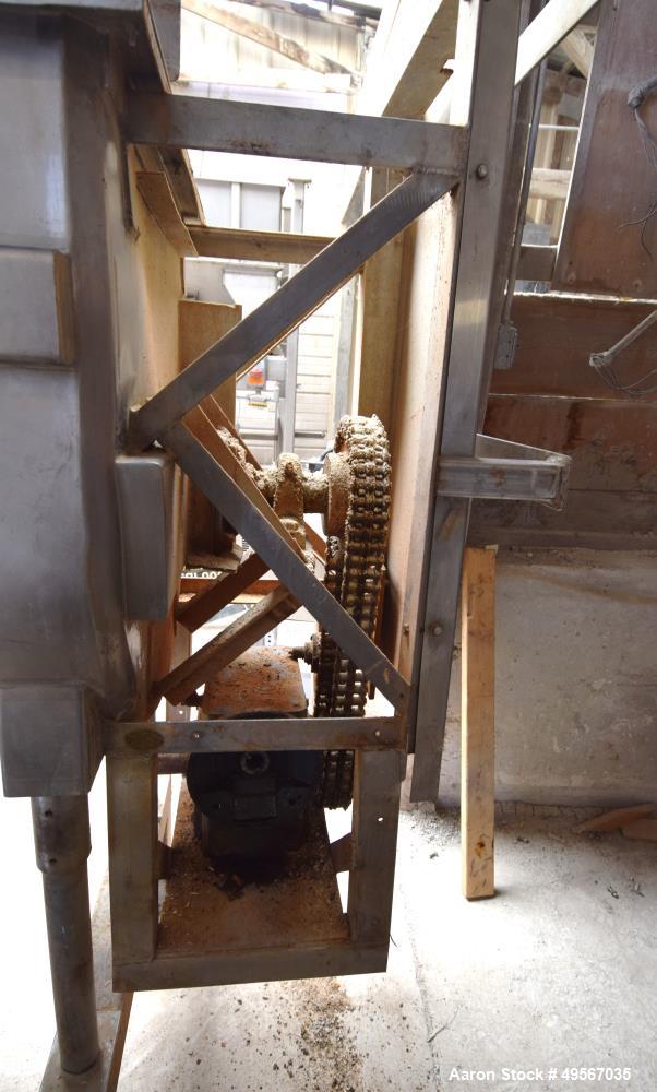 Used Double Spiral Ribbon Blender, Approximately 37 Cubic Feet