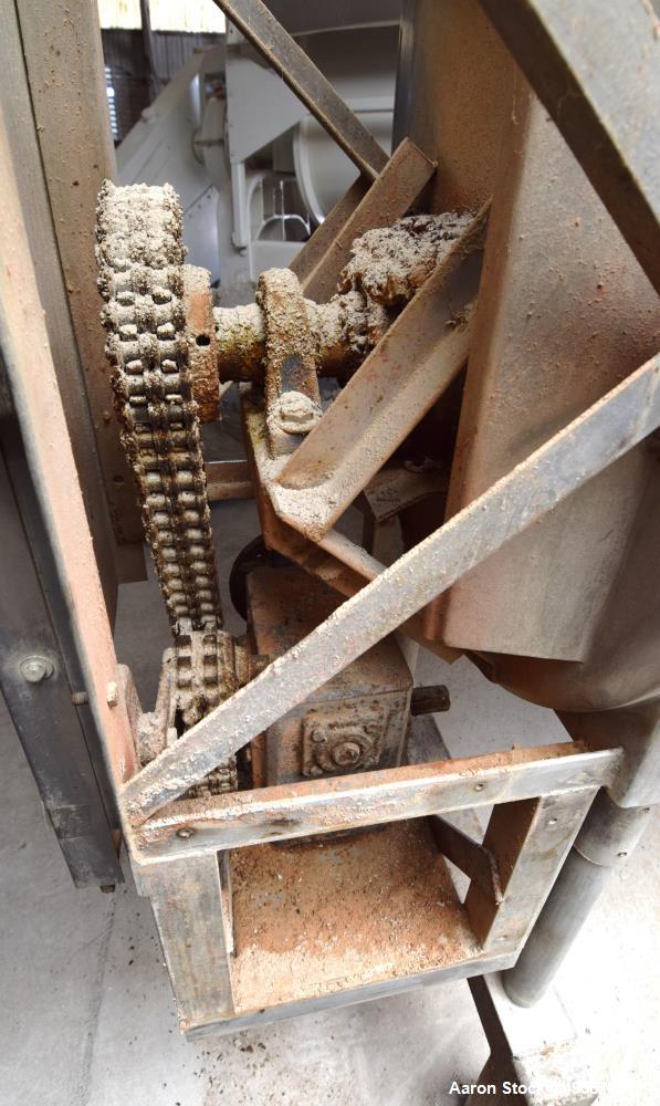 Used Double Spiral Ribbon Blender, Approximately 37 Cubic Feet