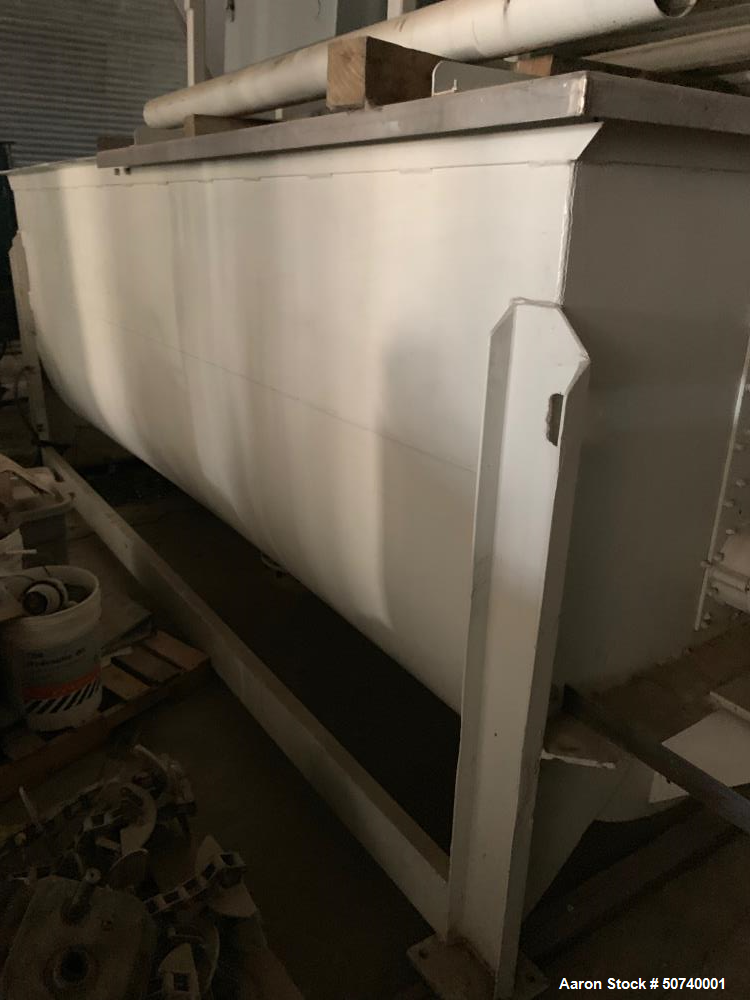 Used 50 Cubic Foot Stainless Steel Ribbon Blender