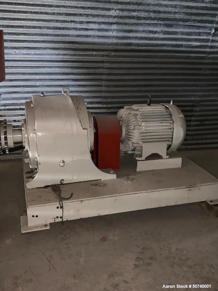 Used 50 Cubic Foot Stainless Steel Ribbon Blender