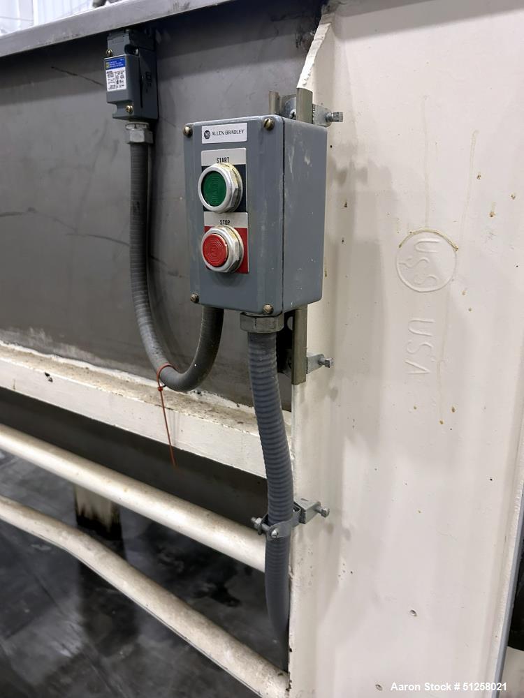 Used 45 Cubic Foot Ribbon Blender, Stainless Steel, 78" x 30" Trough with Drive