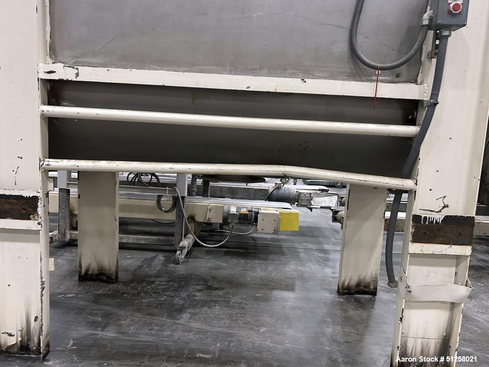 Used 45 Cubic Foot Ribbon Blender, Stainless Steel, 78" x 30" Trough with Drive
