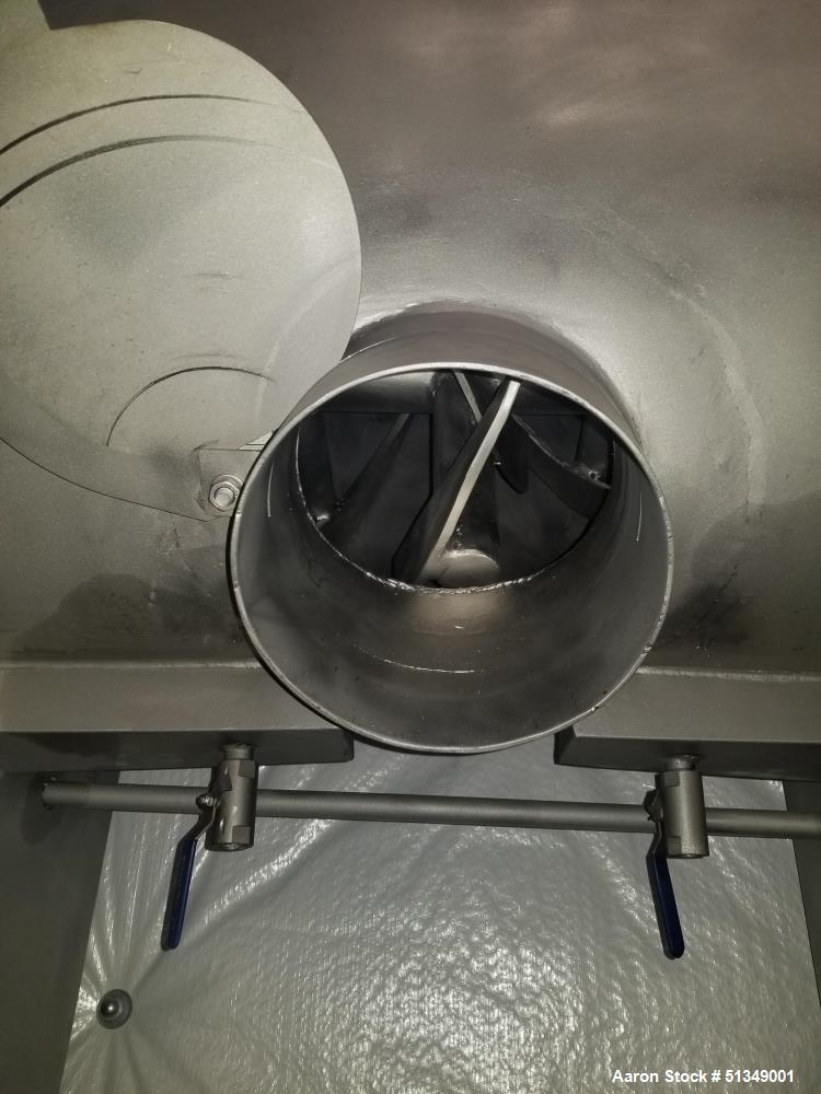 Unused - 5 Cubic Foot Ribbon Blender with Oil Heating Jacket