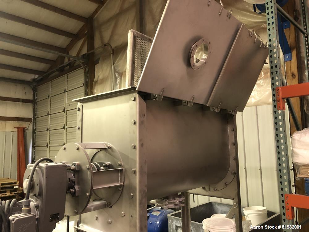 Used Industrial Screw Conveyor, Ribbon Blender