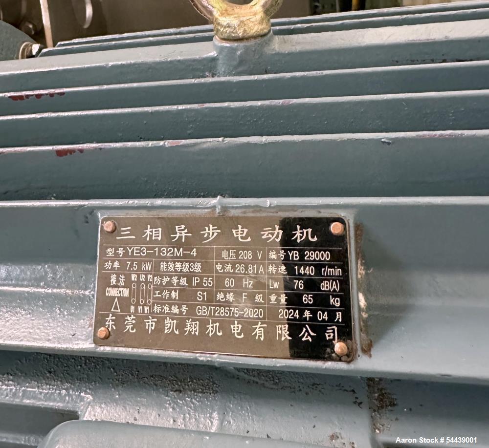 Used 1,000L Stainless Steel Dual Ribbon Blender – 10 HP Industrial Dry Powder Mixer (2024)