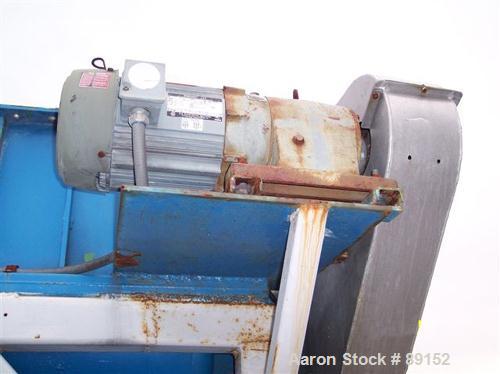 Used: Stainless Steel Double Spiral Ribbon Blender, 18 Cubic Feet Working Capacity