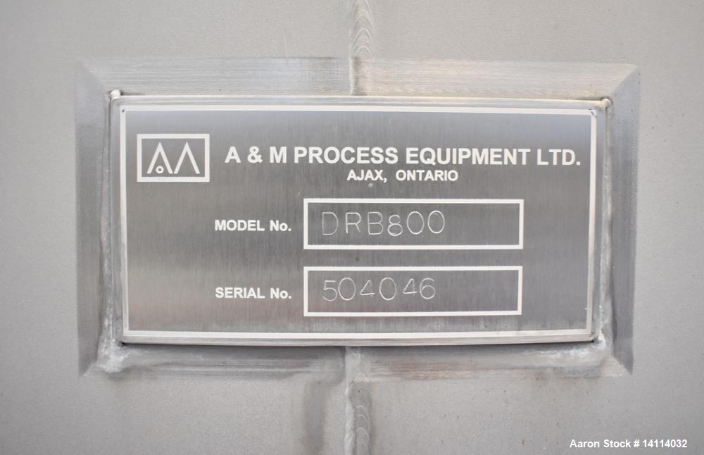 Used A&M Process Equipment Double Ribbon Blender