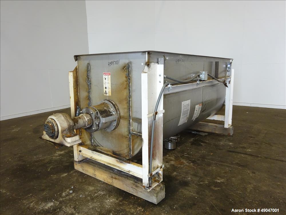 Used Aaron Process Equipment Double Spiral Ribbon Blender