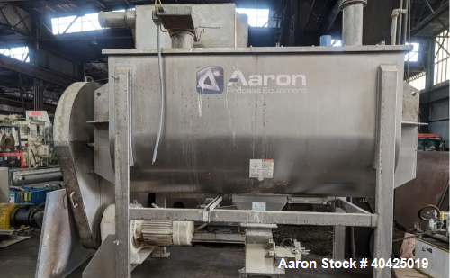 Aaron Process / Paul O Abbe Stainless Steel 100 Cubic Foot Ribbon Blender