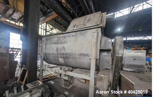 Aaron Process / Paul O Abbe Stainless Steel 100 Cubic Foot Ribbon Blender
