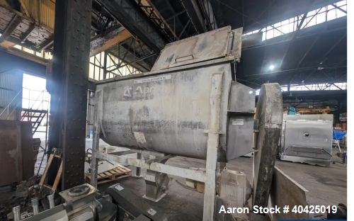 100 Cu Ft Aaron Process ribbon blender,