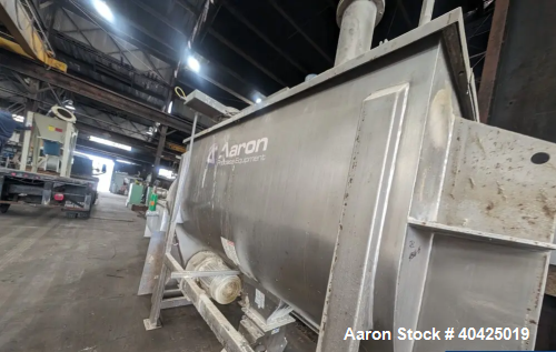 Aaron Process / Paul O Abbe Stainless Steel 100 Cubic Foot Ribbon Blender