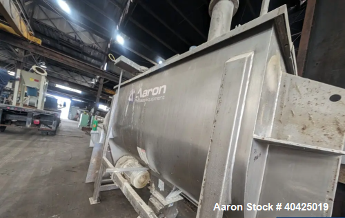 100 Cu Ft Aaron Process ribbon blender,