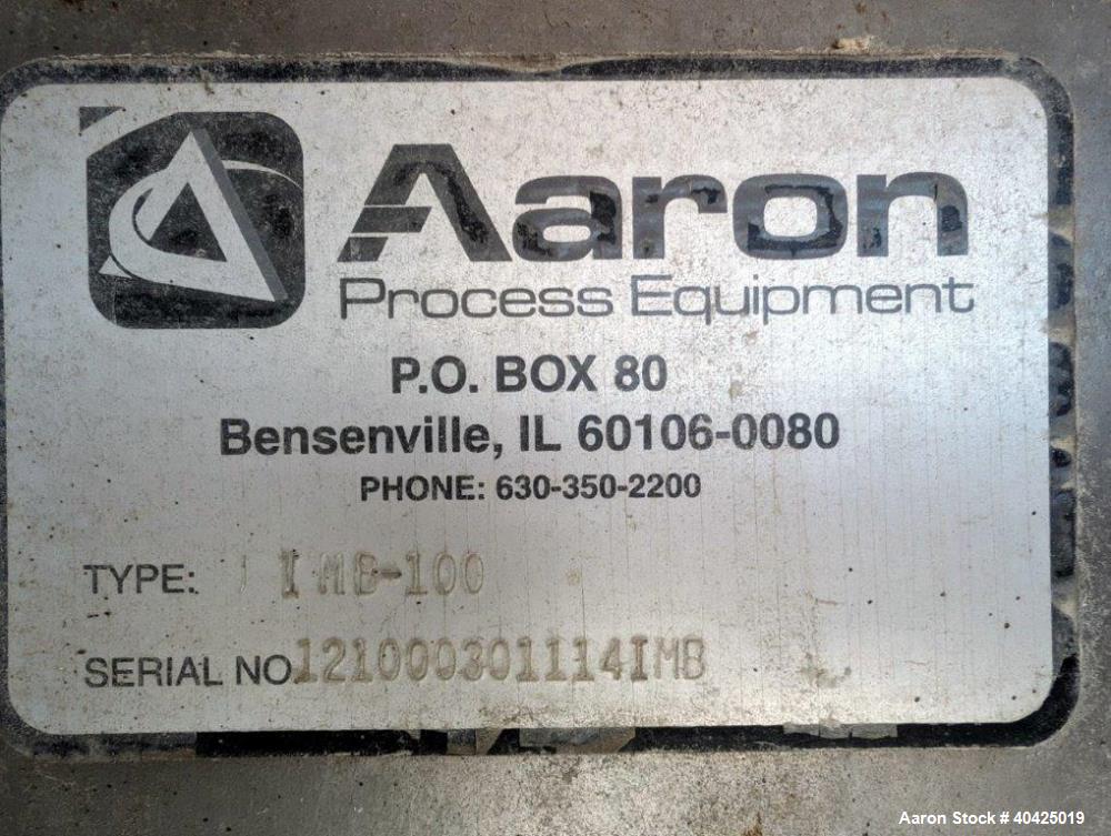 Aaron Process / Paul O Abbe Stainless Steel 100 Cubic Foot Ribbon Blender