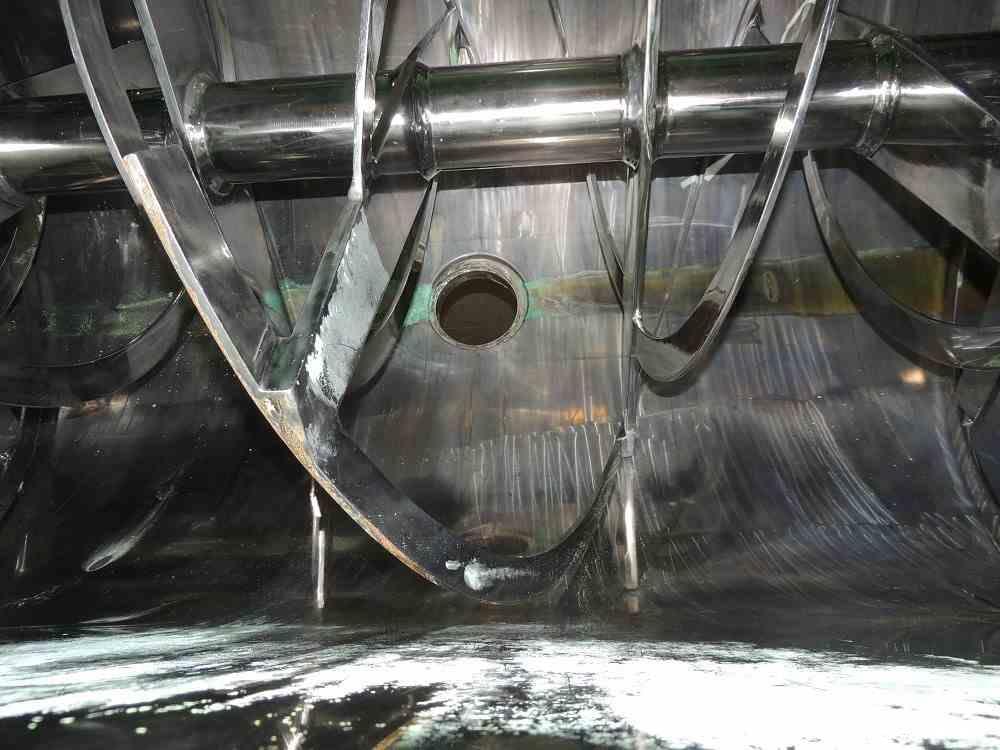 Used 200 Cu Ft 304 Stainless Steel Ribbon Blender. Mfg Aaron Process