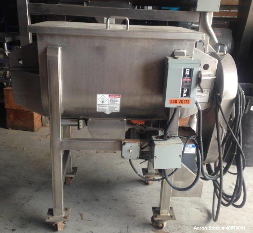 Used Aaron Process Equipment Model IMB-5. 5 Cubic Foot Ribbon Blender