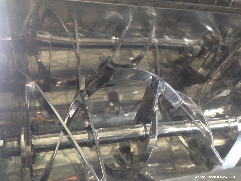Used Aaron Process Equipment Model IMB-5. 5 Cubic Foot Ribbon Blender