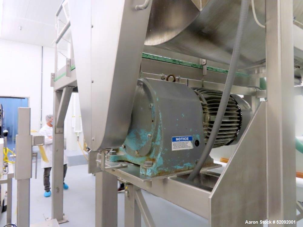 Used Aaron Process Equipment Model IMB-75. 75 Cubic Foot Ribbon Blender