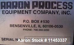 Used- Aaron Process Double Spiral Ribbon Blender.