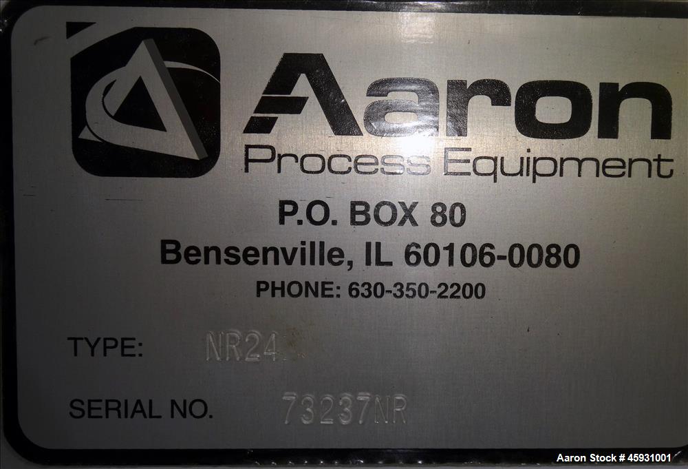 Unused- Aaron Process Double Spiral Ribbon Blender, Model NR-24