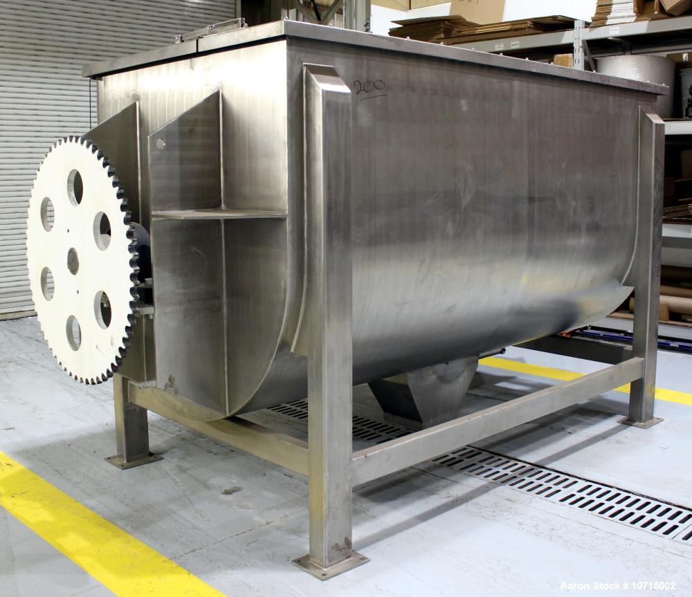 NEW- Aaron Process Model IMB-200. 200 Cubic Foot Ribbon Blender.