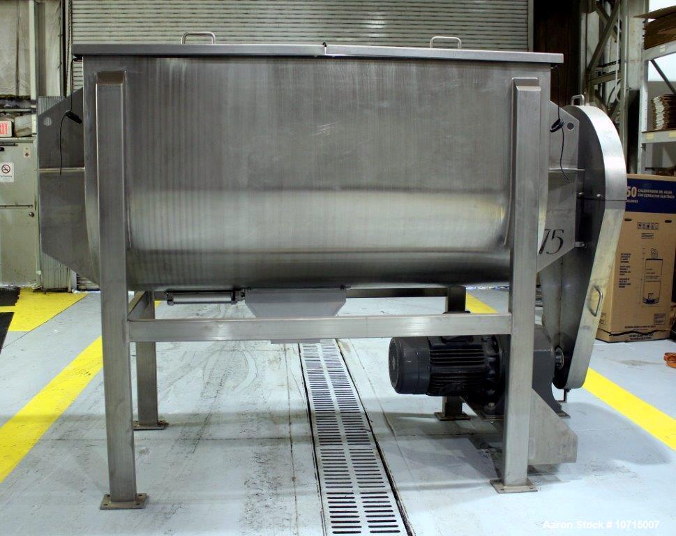 New- Paul O. Abbe Model IMB-75, 75 Cubic Foot working capacity Ribbon Blender.