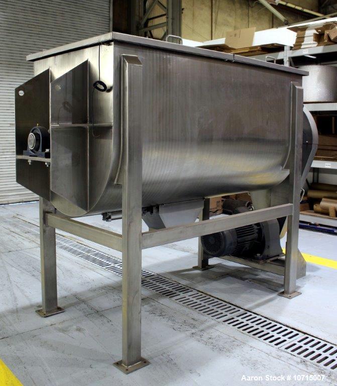 New- Paul O. Abbe Model IMB-75, 75 Cubic Foot working capacity Ribbon Blender.