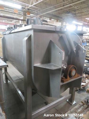 Used-150 Cubic Foot Aaron Process Double Ribbon Blender