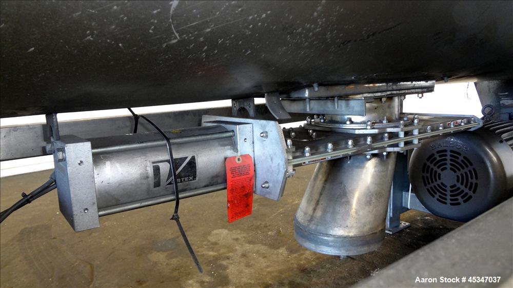Used Aaron Process Ribbon Blender, Model IMB-100, 100 cubic feet